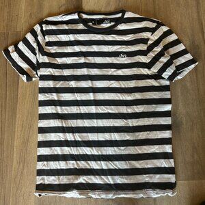 ...lost Mens Striped Tshirt Med